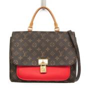 Pre-owned Canvas handbags Louis Vuitton Vintage , Brown , Dames