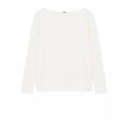 Slim T-Shirt Top Off White Gustav , White , Dames