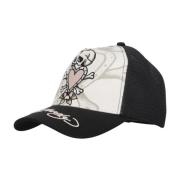 Mesh Trucker Pet Wit/Zwart Ed Hardy , Multicolor , Heren