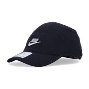 Gebogen Klep Fly Cap Zwart/Wit Nike , Black , Unisex