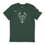 Milwaukee Bucks NBA Tee Nike , Green , Heren