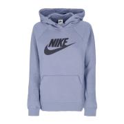 Essentiële Hoodie Asgrauw/Zwart Nike , Blue , Dames