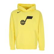 Utah Jazz Hoodie Geel Strike Nike , Yellow , Heren