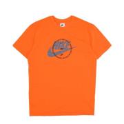 Safety Orange T-shirt met voorprint Nike , Orange , Heren