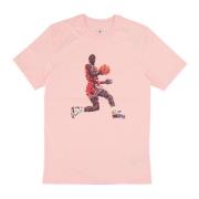 Legende Heren Tee Roze/Wit Jordan , Pink , Heren