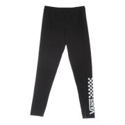 Ruit Leggings Zwart/Wit Vans , Black , Dames