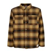 Bear Lodge Gewatteerd Flanellen Shirt Jack Element , Brown , Heren