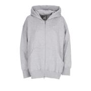 Phoenix Fleece Zip Hoodie Nike , Gray , Dames