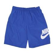 Club Geweven Shorts Spel Royal/Wit Nike , Blue , Heren