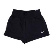 Korte Fleece Trainingsbroek Phoenix Zwart Nike , Black , Dames