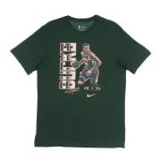 Giannis Antetokounmpo NBA Tee Nike , Green , Heren