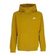 Nike Sportswear Club Zip Hoodie Nike , Yellow , Heren