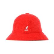 Casual Scarlet Fur Bucket Hat Kangol , Red , Heren