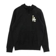 Dodgers Metallic Hoodie Zwart New Era , Black , Heren