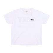 Wit Visual Studios Kaylin Tee Obey , White , Dames