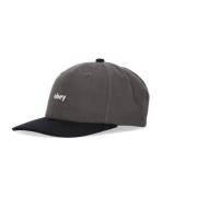 Gebogen Klep Snapback Pet Donkergrijs Obey , Gray , Heren