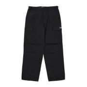 Cargo Broek Gewassen Zwart Obey , Black , Heren