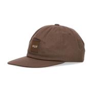 Platte klep snapback pet set HUF , Beige , Heren