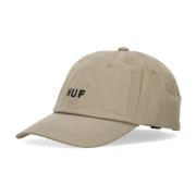 Gebogen Klep Pet 6 Panel Hoed HUF , Beige , Heren