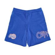 NBA Game Day French Terry Shorts Mitchell & Ness , Blue , Heren