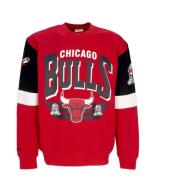 Chicago Bulls Crewneck Sweatshirt Mitchell & Ness , Red , Heren