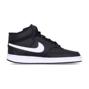 Mid Next Nature Sneaker Zwart/Wit Nike , Black , Heren