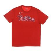 Philadelphia Phillies Baseball Tee Rood Nike , Red , Heren