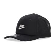 Gestructureerde Trucker Cap Zwart/Wit Nike , Black , Heren