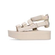 Berk Flatform Vegan Sandaal Teva , Beige , Dames