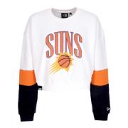 Phoenix Suns Kleurblok Sweatshirt New Era , White , Dames