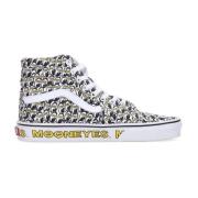 Hoge Sk8-hi Sneaker Echt Wit/Geel Vans , Multicolor , Heren