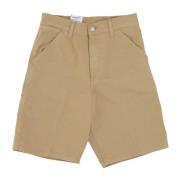 Bourbon Garment Dyed Werkshorts Carhartt Wip , Beige , Heren