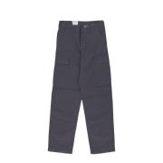 Cargo Broek met Verstelbare Zoom Carhartt Wip , Gray , Heren