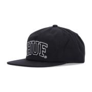 Platte klep booglogo snapback pet HUF , Black , Heren