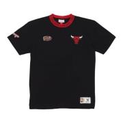 Chicago Bulls Vintage Logo Tee Mitchell & Ness , Black , Heren