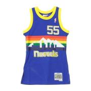 NBA Swingman Jersey Mutombo 55 Mitchell & Ness , Blue , Heren