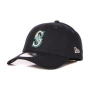 Seattle Mariners Gebogen Klep Pet New Era , Black , Unisex