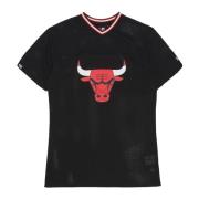 Chicago Bulls Mesh Jurk Zwart/Rood New Era , Black , Heren