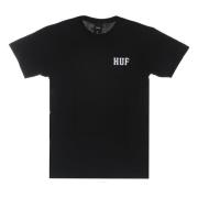 Klassiek Zwart Heren T-shirt HUF , Black , Heren