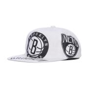 NBA Platte Klep Pet Brooklyn Nets Mitchell & Ness , White , Heren