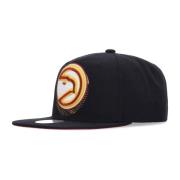 Atlanta Hawks Platte Klep Pet Mitchell & Ness , Black , Heren