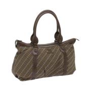 Pre-owned Cotton handbags Burberry Vintage , Brown , Dames