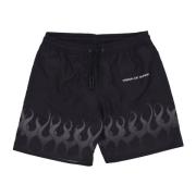 Flames Zwemshorts Zwart/grijs Vision OF Super , Black , Heren