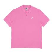 Essential Pique Polo Shirt Playful Pink/White Nike , Pink , Heren