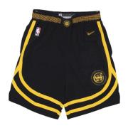 City Edition Basketball Shorts Swingman Style Nike , Black , Heren