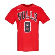 Chicago Bulls Tee Zach Lavine No 8 Nike , Red , Heren