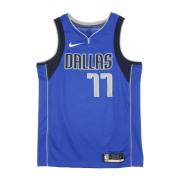 Luka Doncic Basketball Tank Top Icon Nike , Blue , Heren