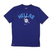 2024 Griekenland Basketbal Tee Diep Blauw Nike , Blue , Heren