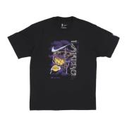 NBA Courtside Tee Loslak Zwart Nike , Black , Heren