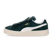 Suede Low Shoe met Oversize Veters Puma , Green , Heren